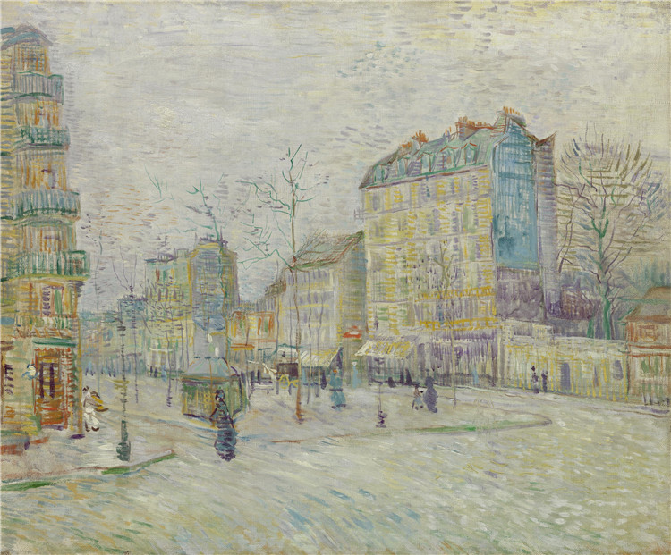 Boulevard De Clichy Van Gogh Oil Painting